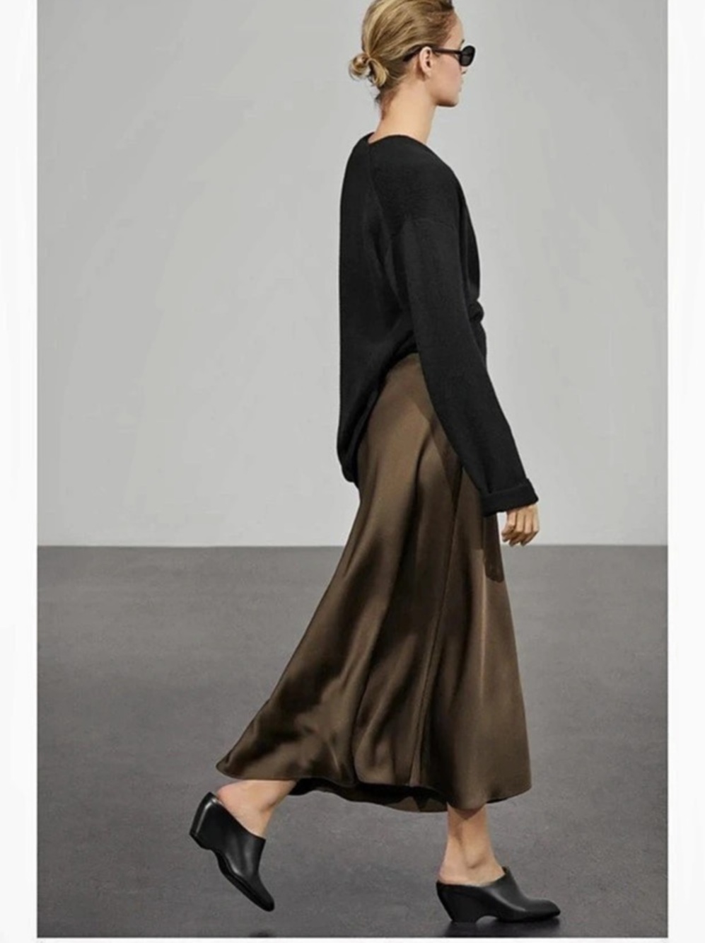 New with tags! Zara Satin Style Skirt